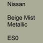 Preview: Nissan, Beige Mist Metallic, ES0.